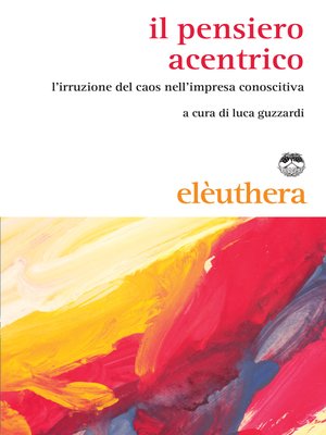 cover image of Il pensiero acentrico